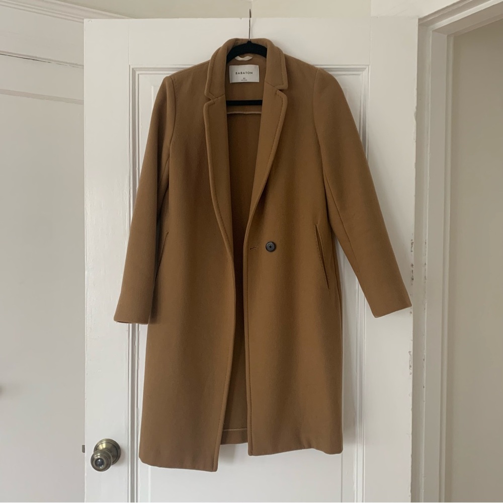 Aritzia Stedman Coat Camel